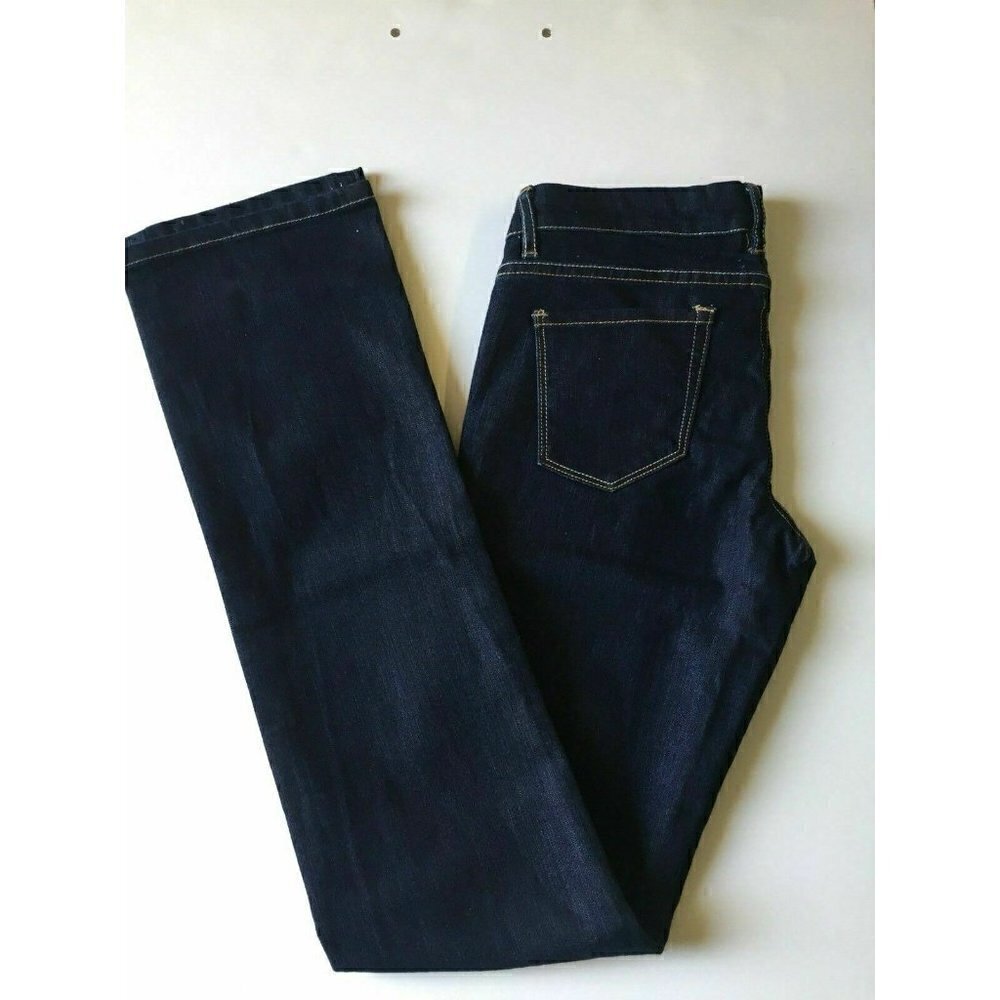 Blank Blue Denim Straight leg Low rise Jeans - Picture 3 of 10